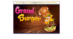 Desktop Screenshot of grandburger.com