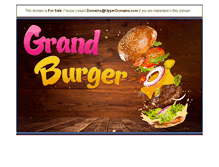 Tablet Screenshot of grandburger.com